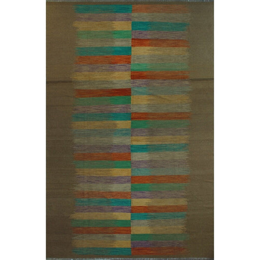 Winchester Kilim Karter Brown/Gold Soft Area Rug