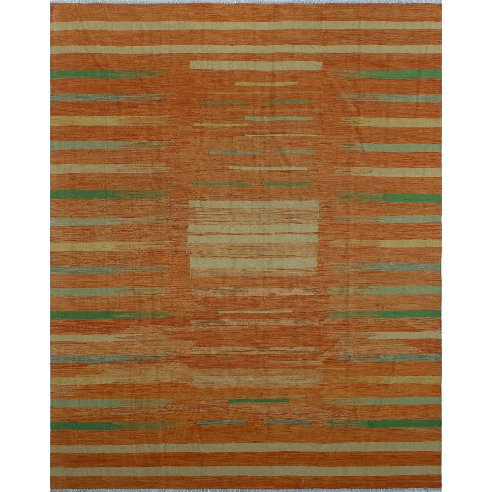 Winchester Kilim Lourdes Orange/Ivory Soft Area Rug