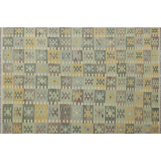 Winchester Kilim Meyirgul Green/Gold Soft Area Rug