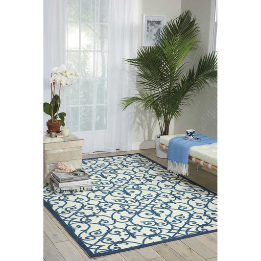 Garden Geometric Trellis Indoor/Outdoor Area Rug