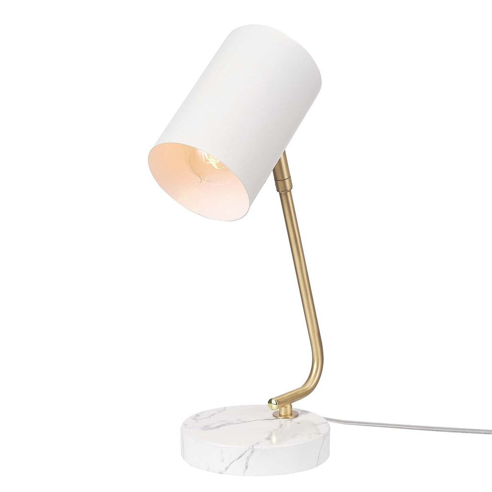Novogratz x Globe 15" Athena White Desk Lamp - one size