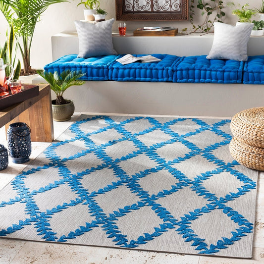 Otino Trellis Indoor/ Outdoor Area Rug