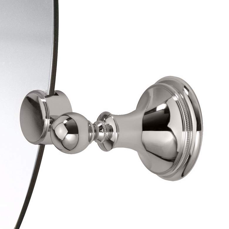 Gatco Laurel Avenue Nickel 31 1/2" High Wall Mirror