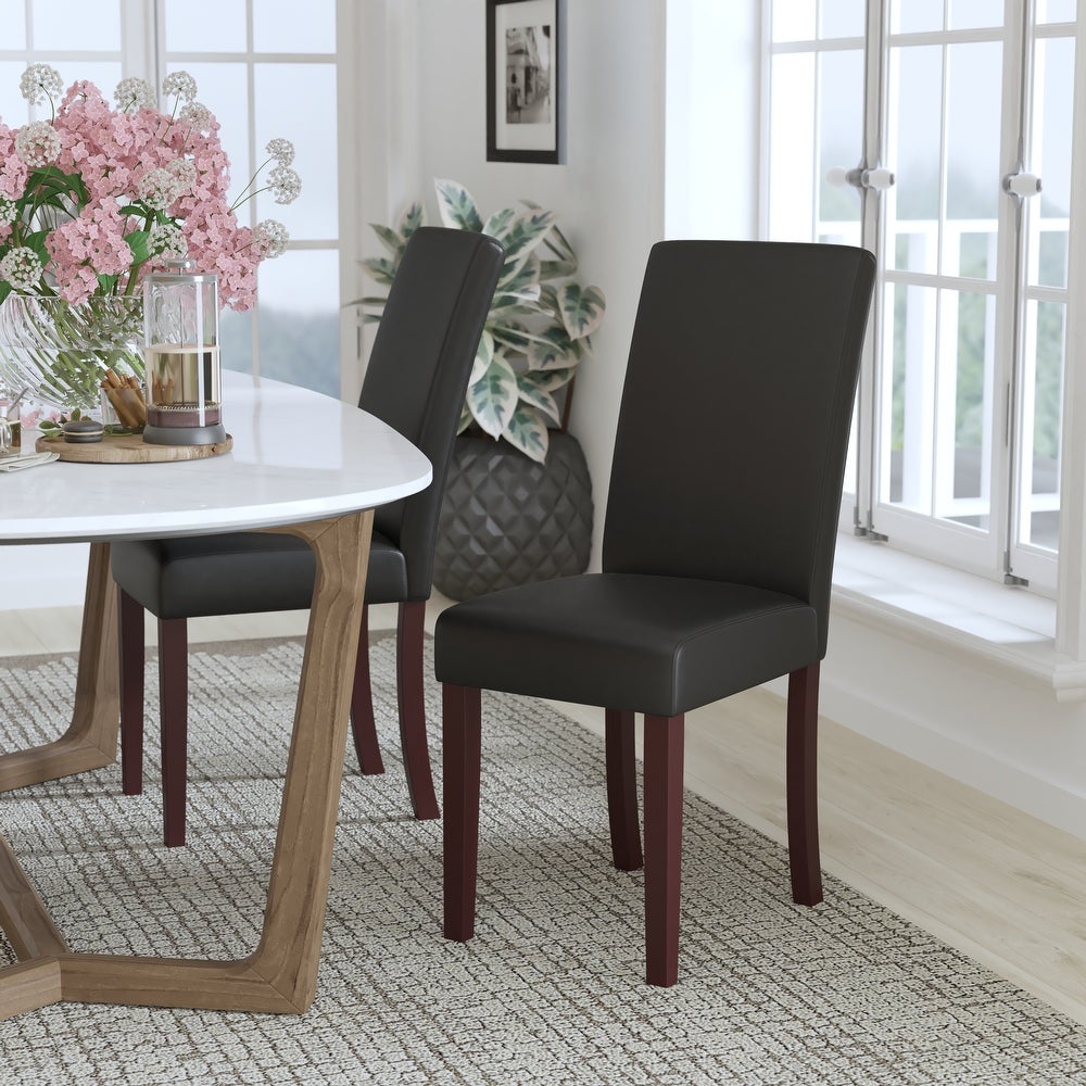 Panel Back Parsons Chair - 16"W x 19"D x 39"H