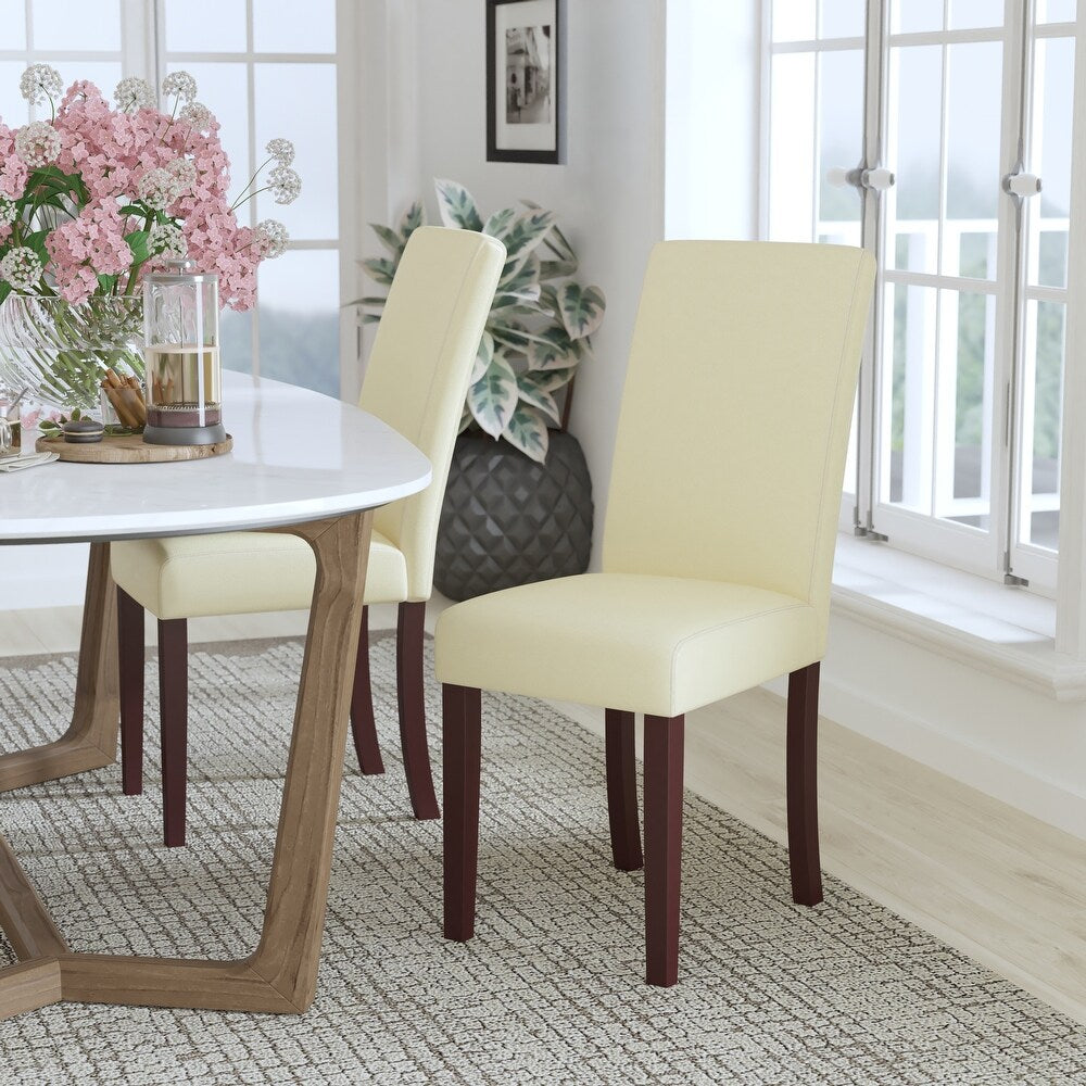 Panel Back Parsons Chair - 16"W x 19"D x 39"H