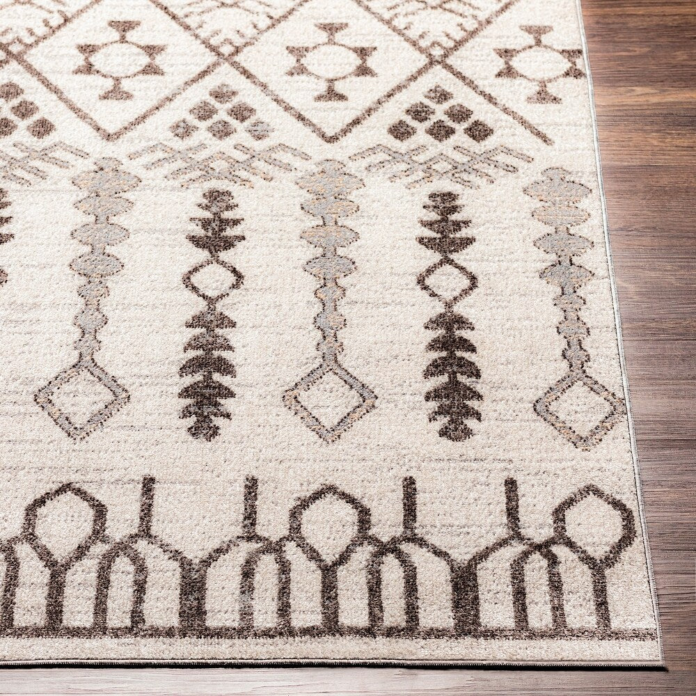 Machine Washable Geometric Bohemian Area Soft Rug