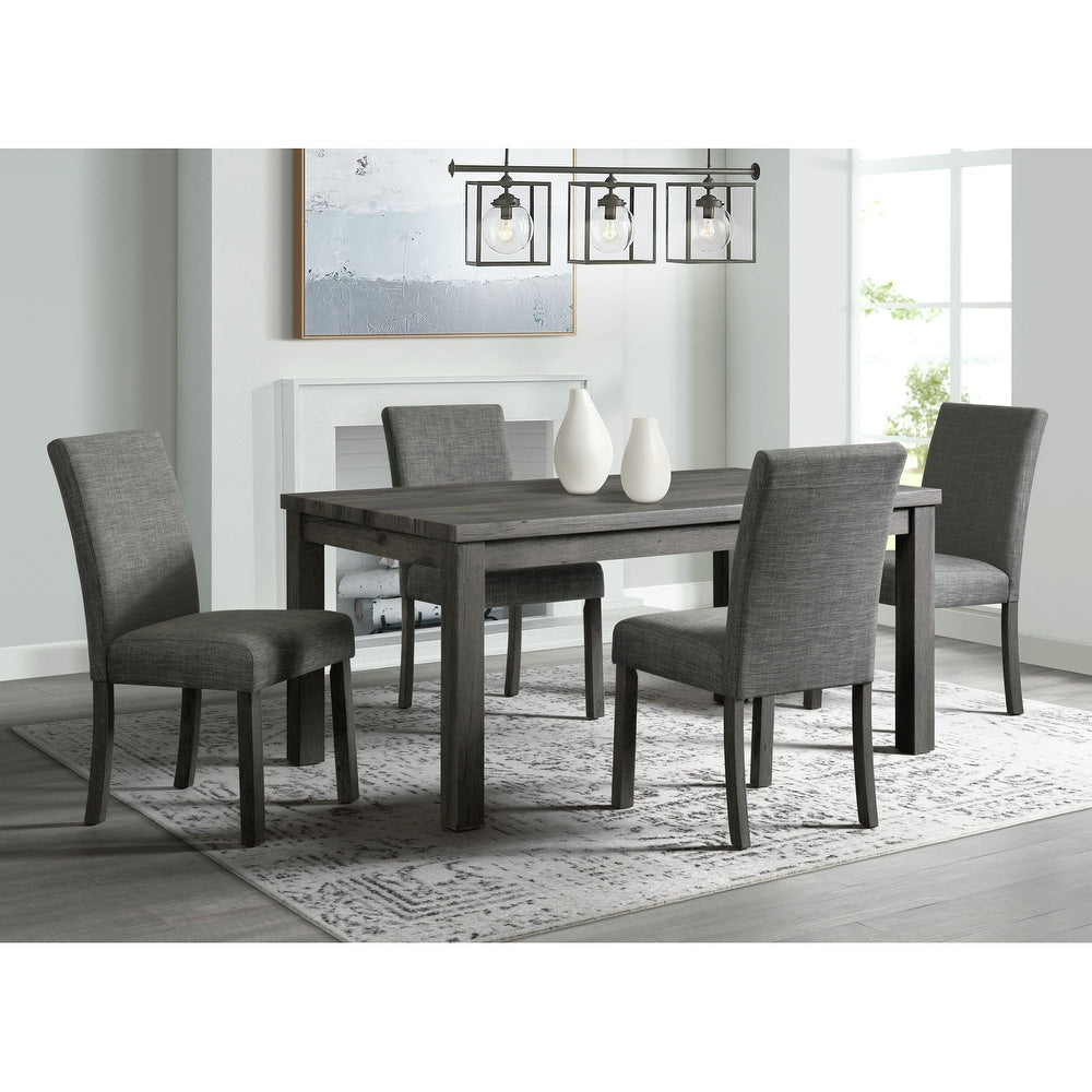 Picket House Furnishings Turner Side Chair Set in Charcoal - Chair only