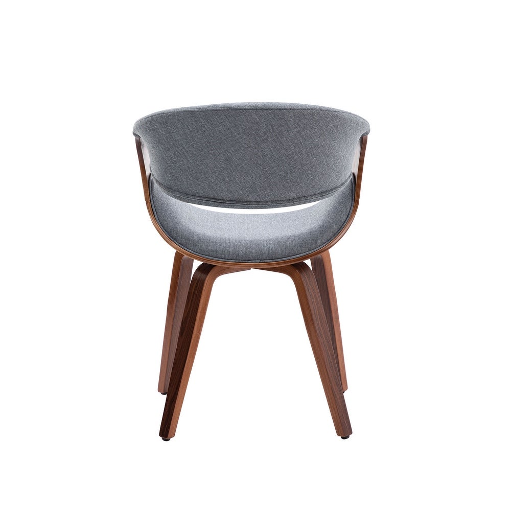 Porthos Home Abi Dining Chair, Fabric Upholstery, Bentwood Legs