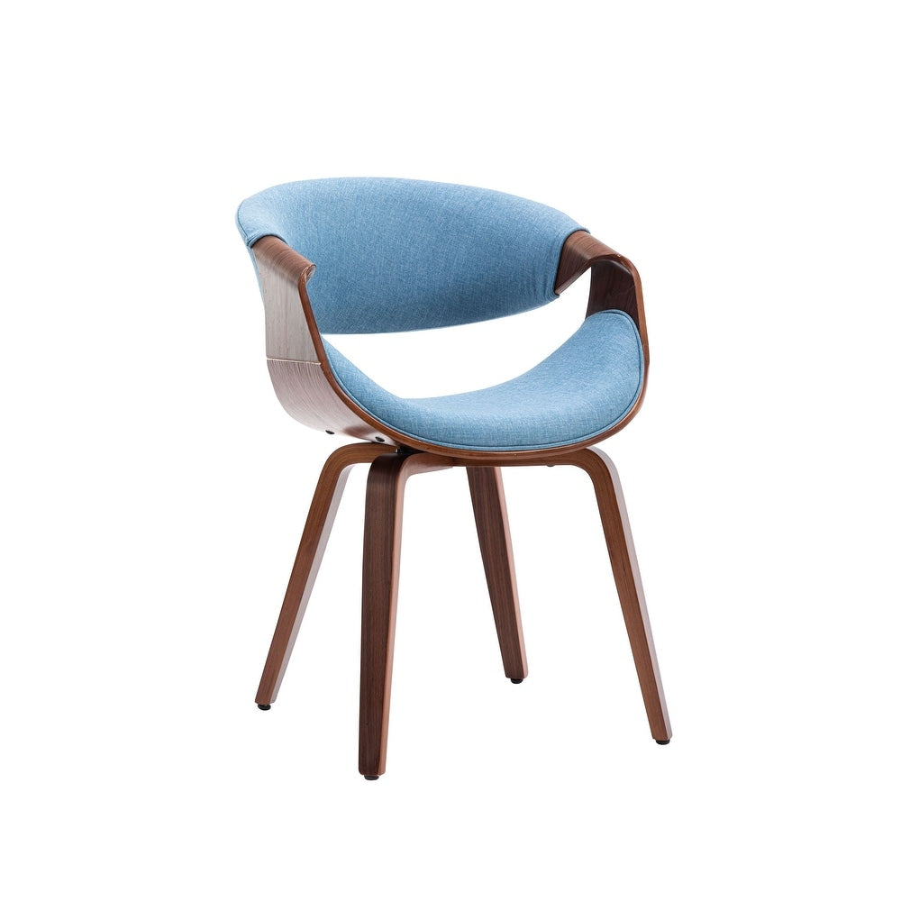 Porthos Home Abi Dining Chair, Fabric Upholstery, Bentwood Legs