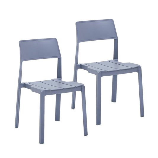 Porthos Home Brock Stackable Dining Chairs Set of 2, Overall Plastic