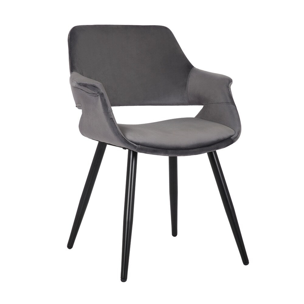 Porthos Home Fulco Velvet Mid-century Dining Chair