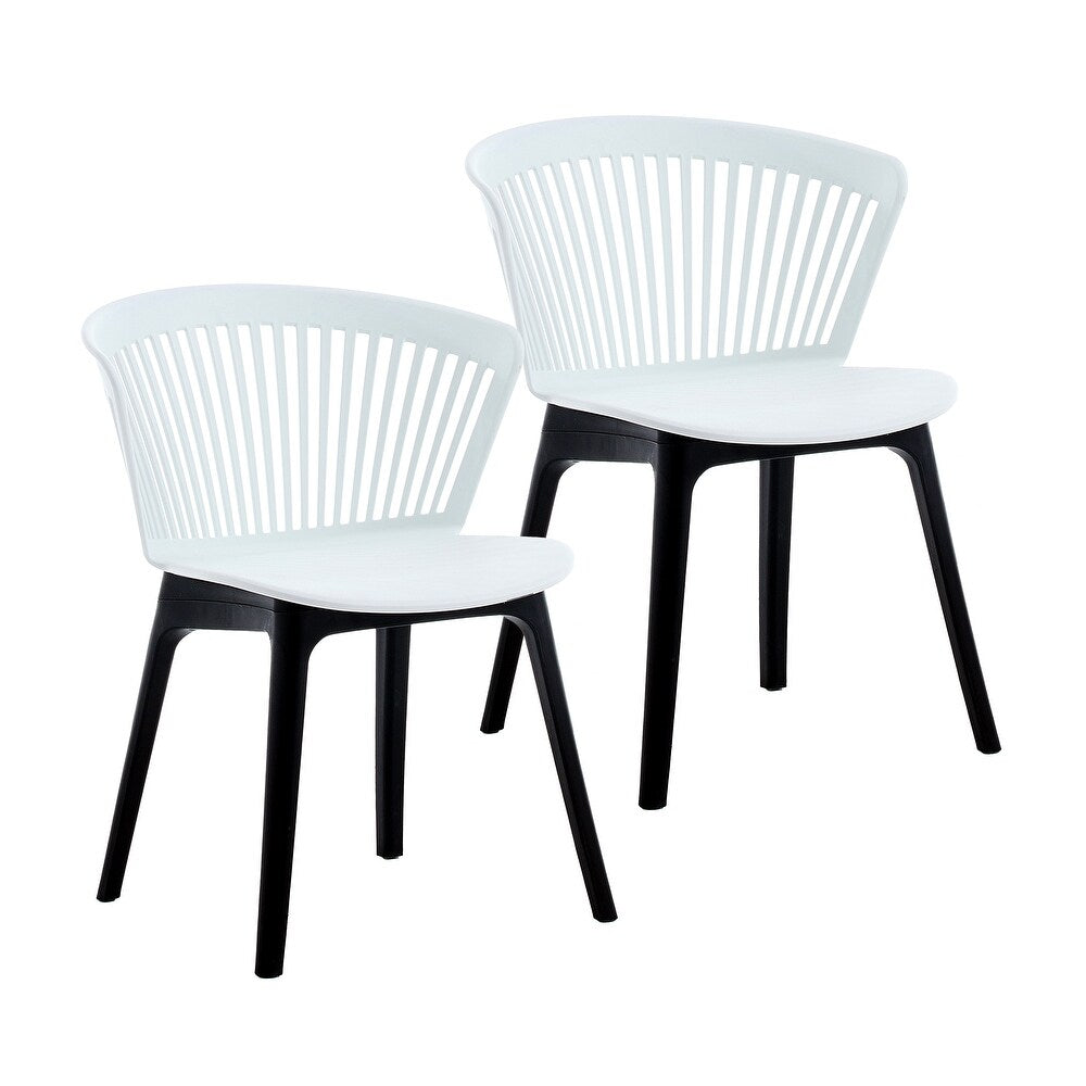 Porthos Home Nova Stackable Dining Chairs Set Of 2, Overall Plastic