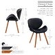 Porthos Home Vigo Dining Chair, Velvet Seat & Back, Beechwood Legs