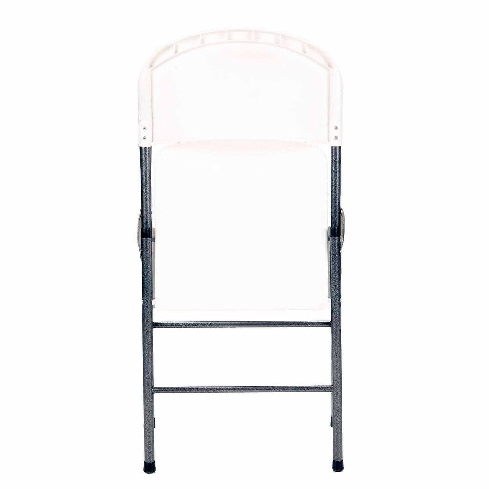 Premium Resin Folding Chair, 4-Pack, White