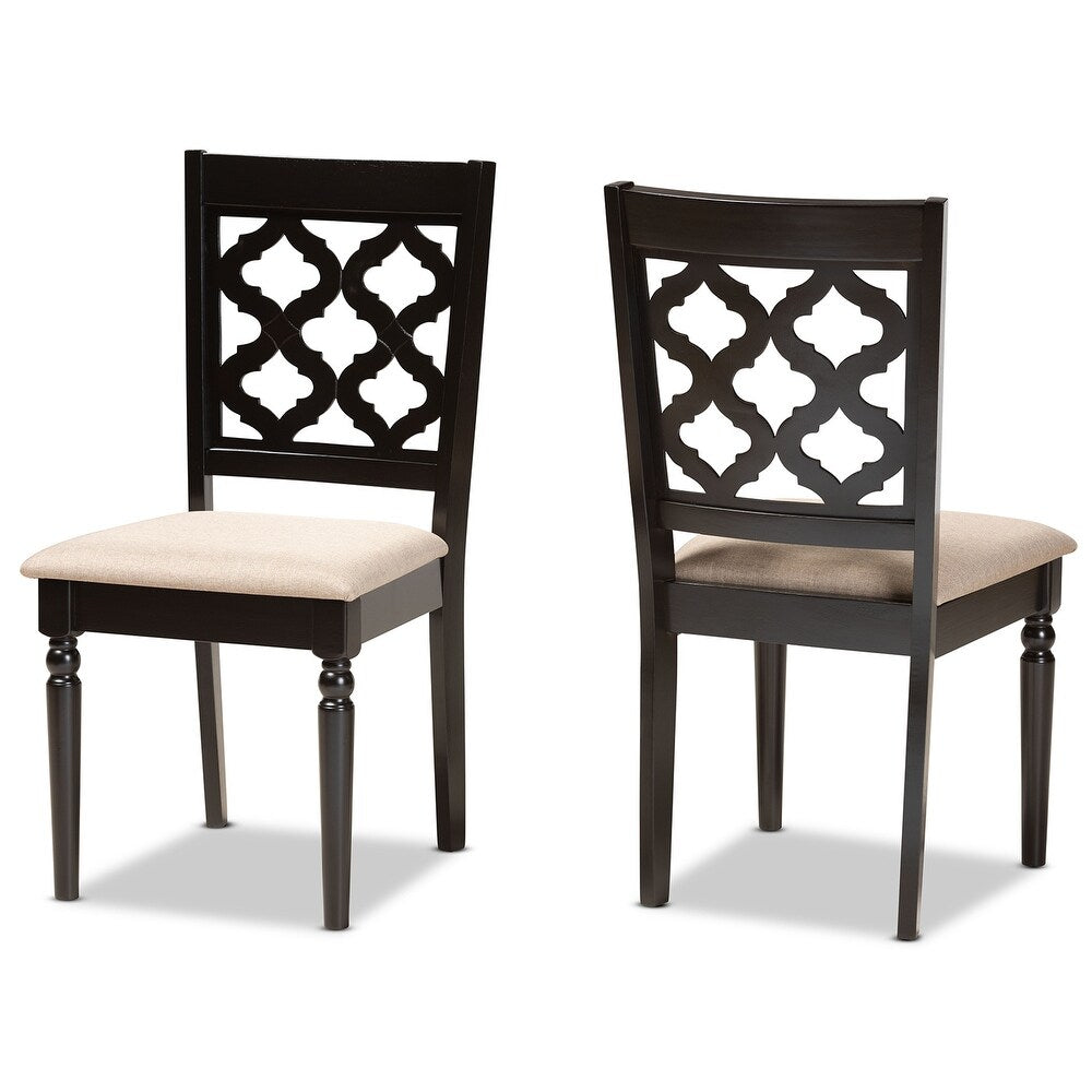Ramiro Modern and Contemporary Transitional 2-PC Dining Chair Set