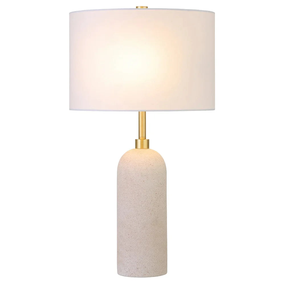 Ramona 22" Tall Ceramic Table Lamp with Fabric Shade