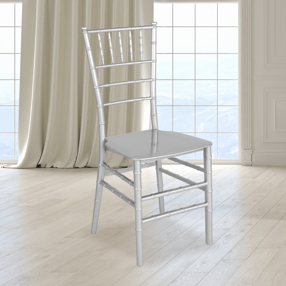 Resin Stackable Chiavari Chair - 15"W x 18.75"D x 35"H