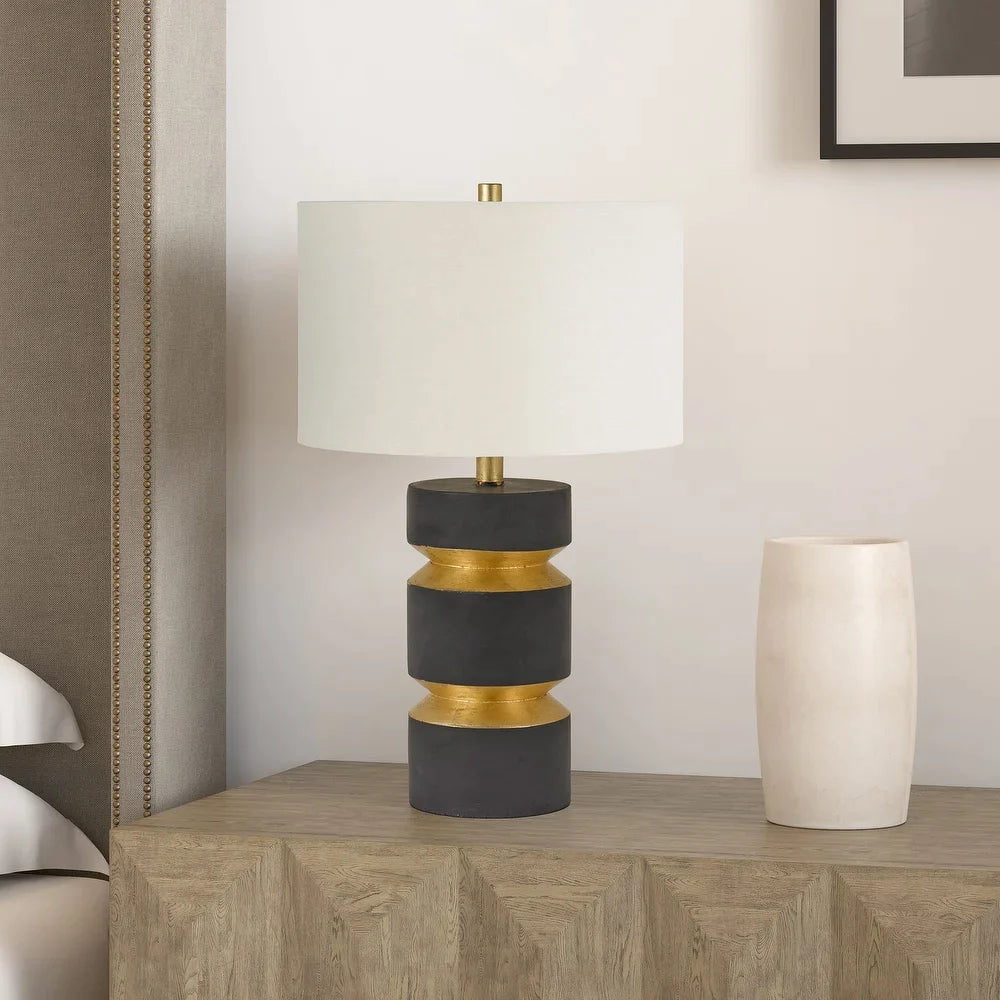 Reyna Industrial Glam Table Lamp (Optional Finishes)