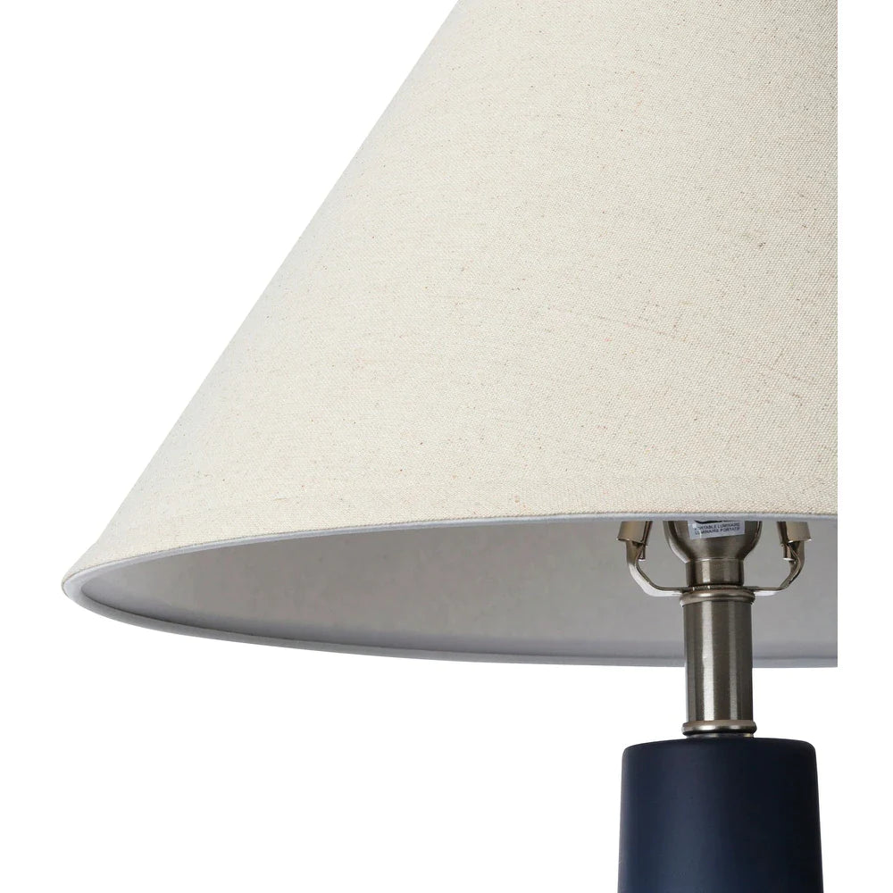 Rhody Contemporary Bold Ceramic Table Lamp - 28"H x 18"W x 18"D