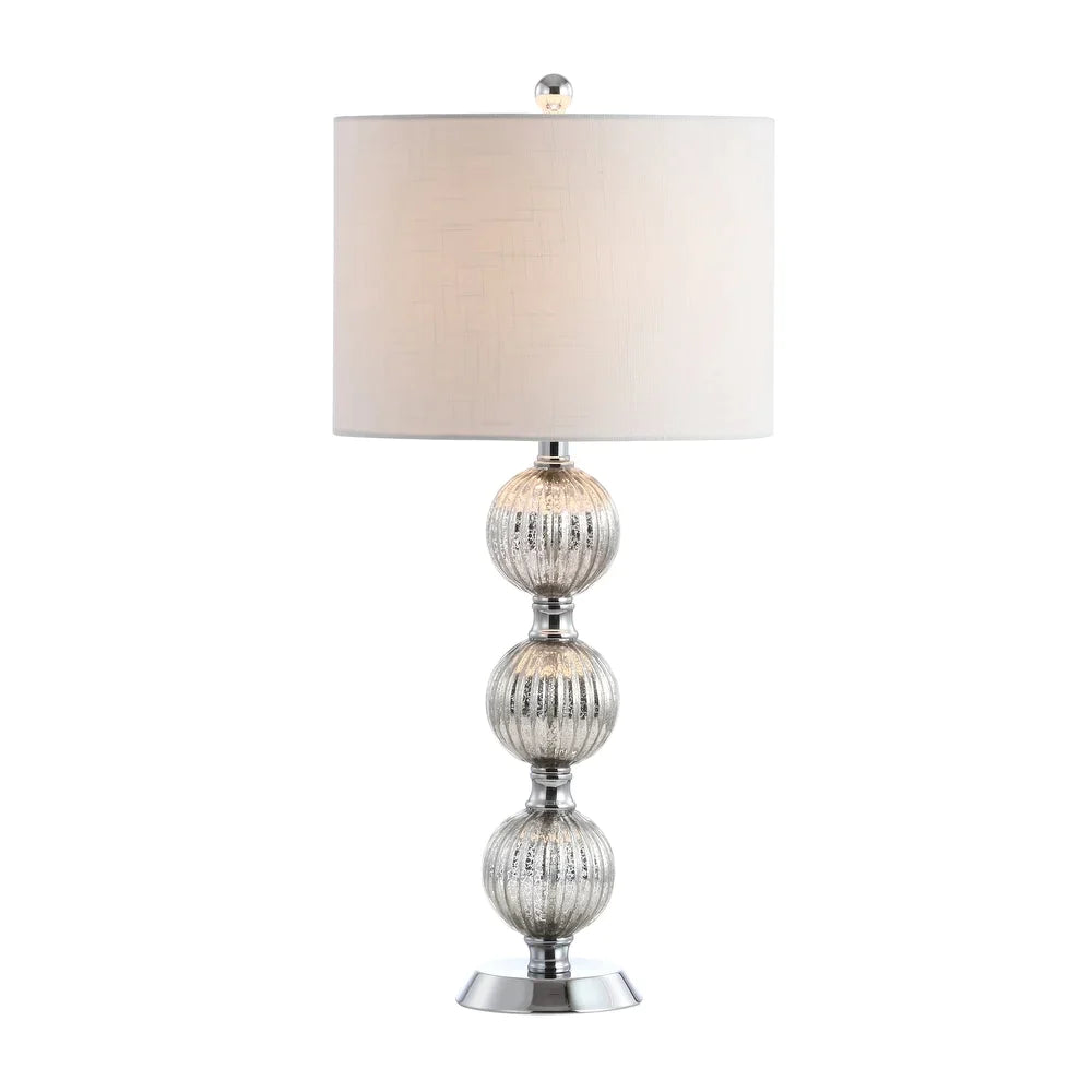 Rita 30.5" Silvered Orbs Glass/Metal LED Table Lamp by JONATHAN Y