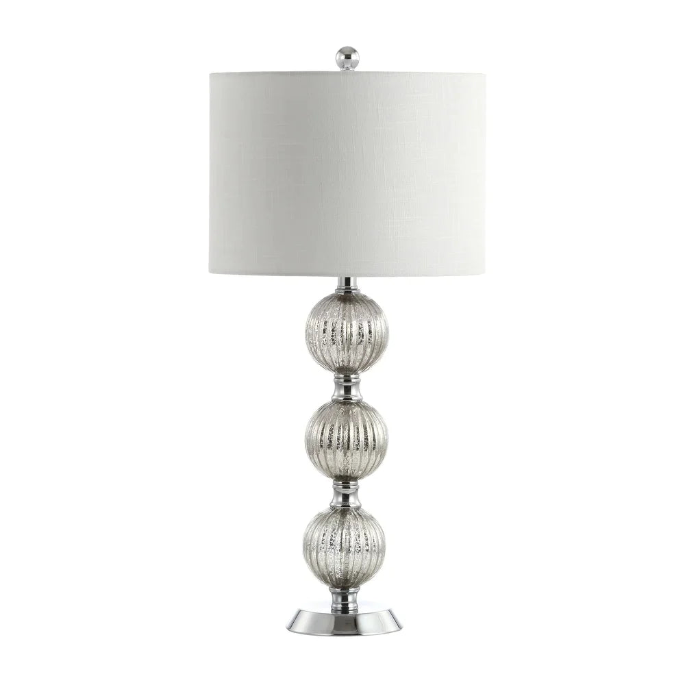 Rita 30.5" Silvered Orbs Glass/Metal LED Table Lamp by JONATHAN Y