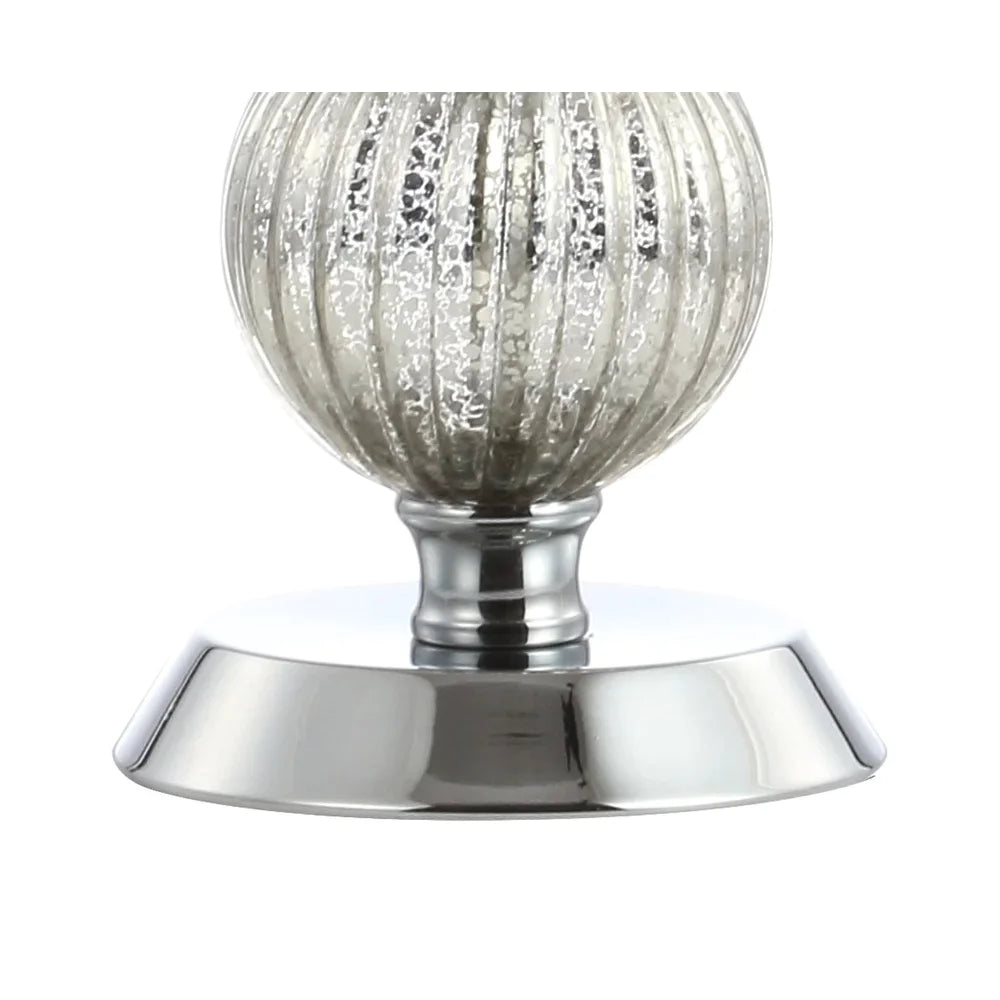 Rita 30.5" Silvered Orbs Glass/Metal LED Table Lamp by JONATHAN Y