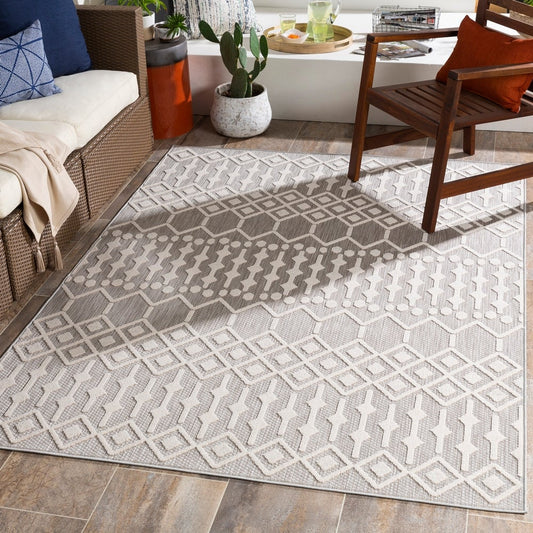 Rozelle Moroccan Indoor/ Outdoor Polypropylene Area Rug