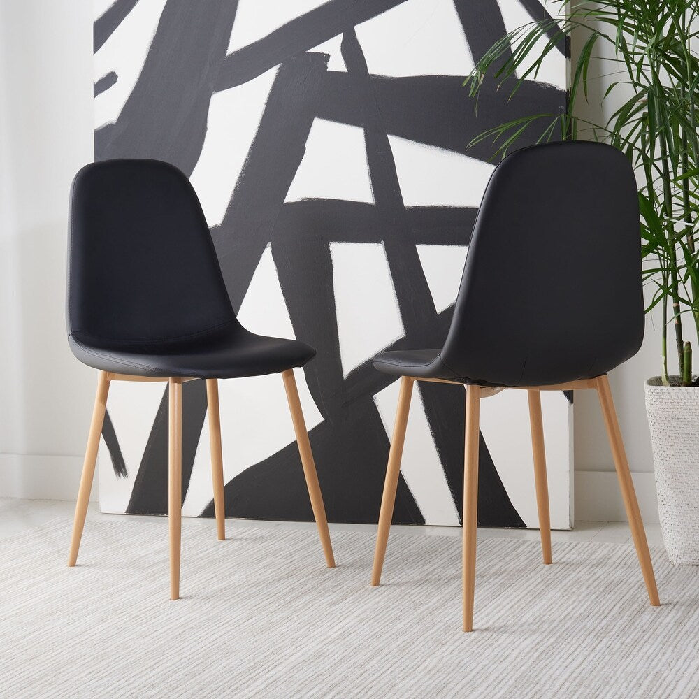 SAFAVIEH Blaire Modern Dining Room Chair (Set of 2) - 21.3" W x 17.3" L x 34.6" H