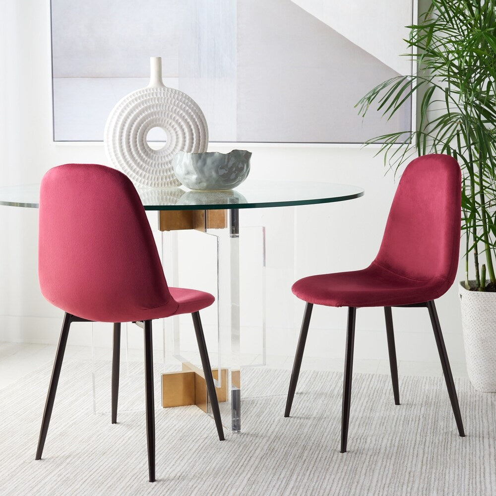 SAFAVIEH Blaire Modern Dining Room Chair (Set of 2) - 21.3" W x 17.3" L x 34.6" H