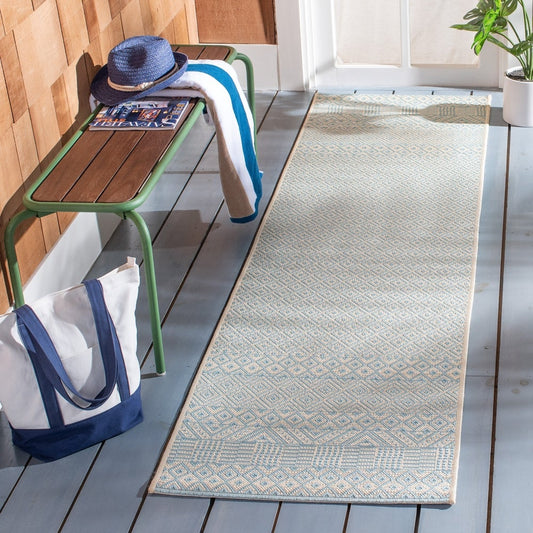 Courtyard Velia Indoor/ Outdoor Patio Backyard Soft Rug