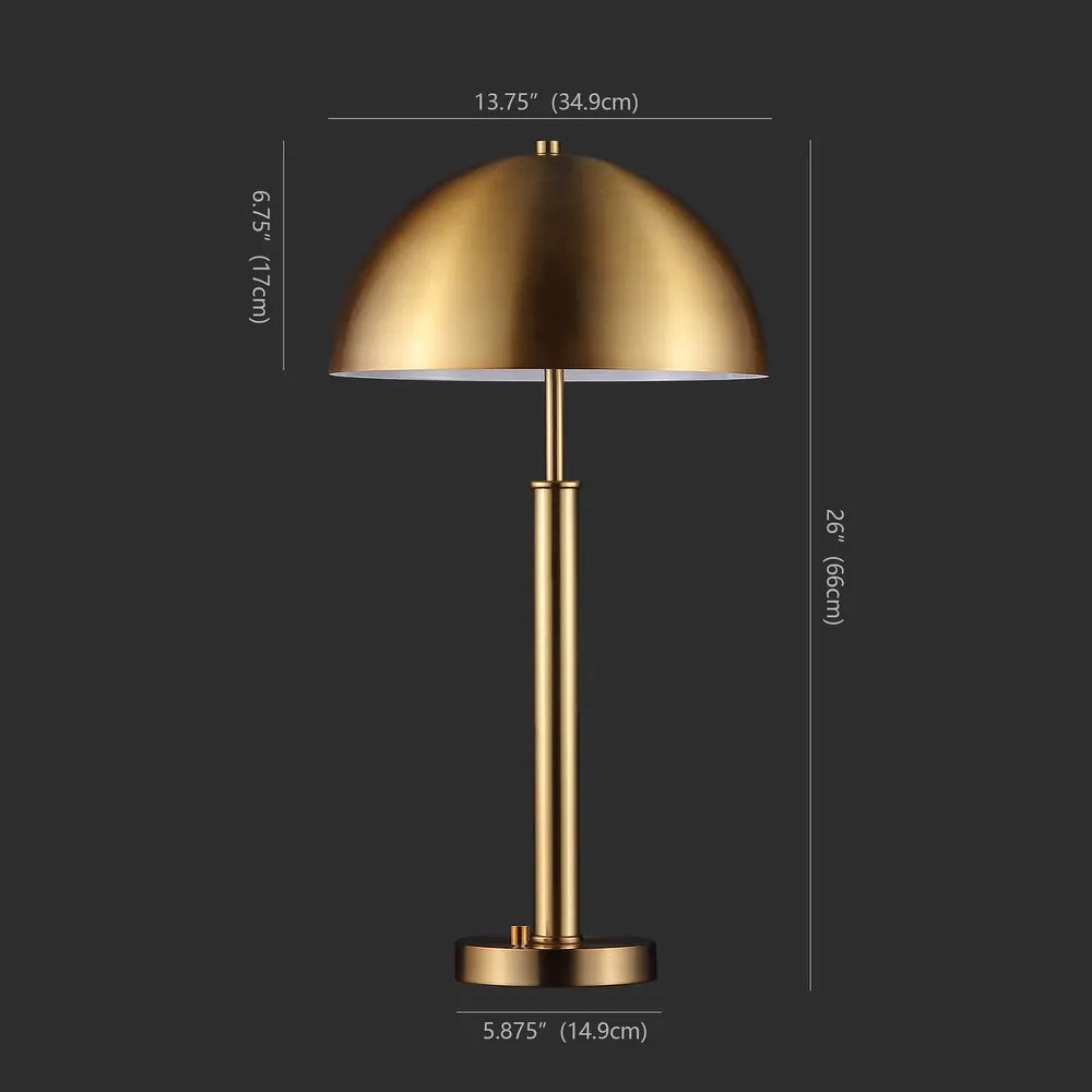 Couture Lighting 26-inch Harvey Metal Dome Table Lamp