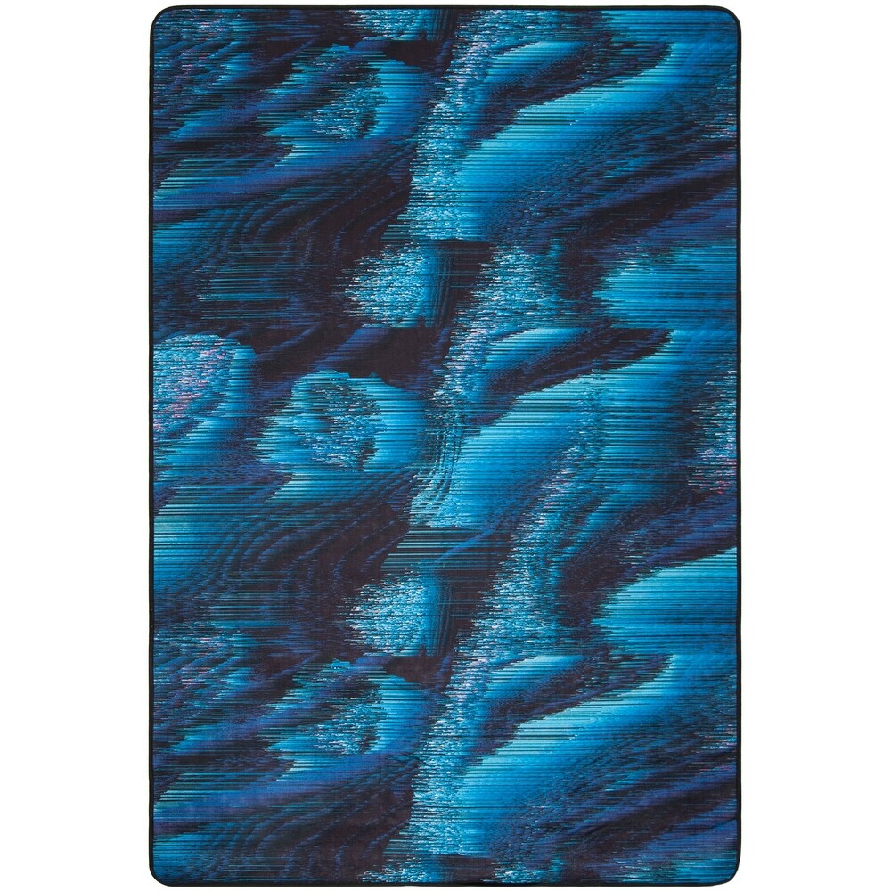 Daytona Melody Graphic Abstract Machine Washable Area Rug