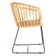 SAFAVIEH Dining Siena Rattan Natural Dining Chair