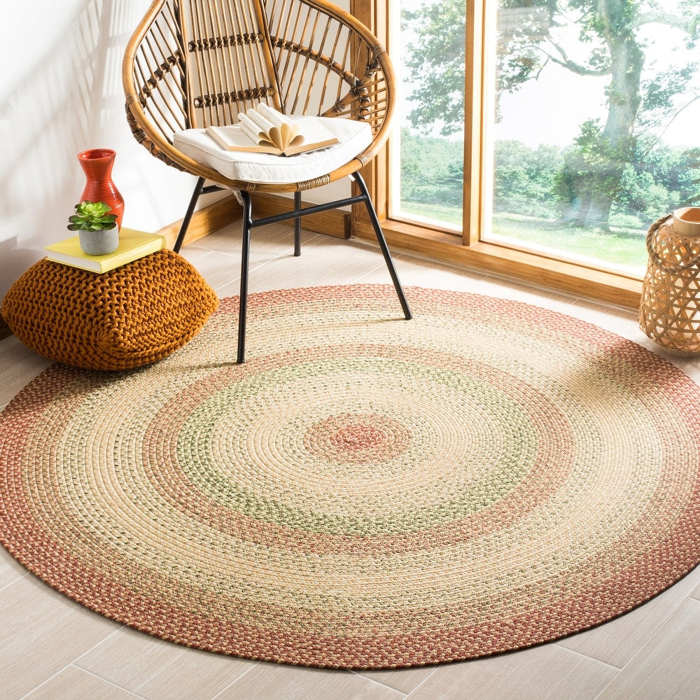 SAFAVIEH Handmade Braided Mareile Country Cotton Rug - On Sale