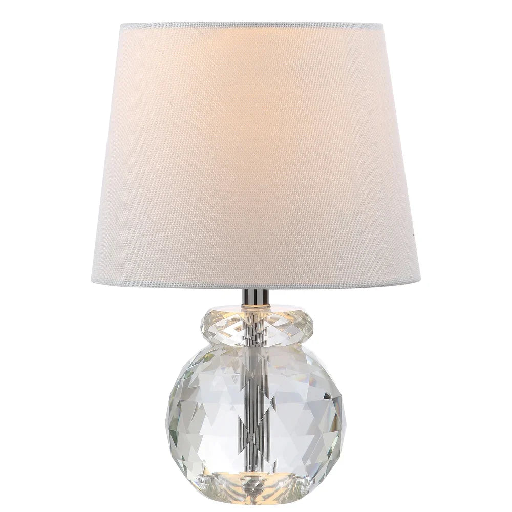 Lighting 13-inch Eunice Crystal Table Lamp - 9"x9"x13"