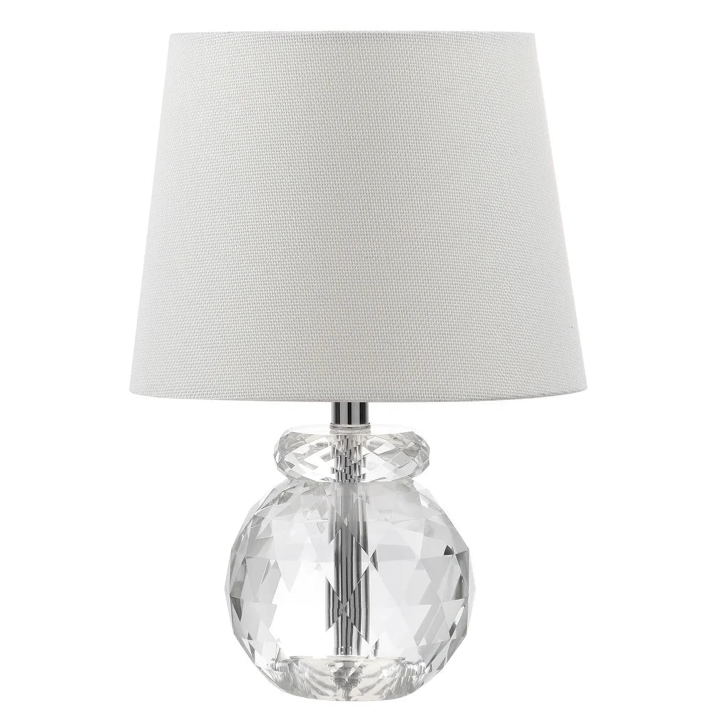 Lighting 13-inch Eunice Crystal Table Lamp - 9"x9"x13"