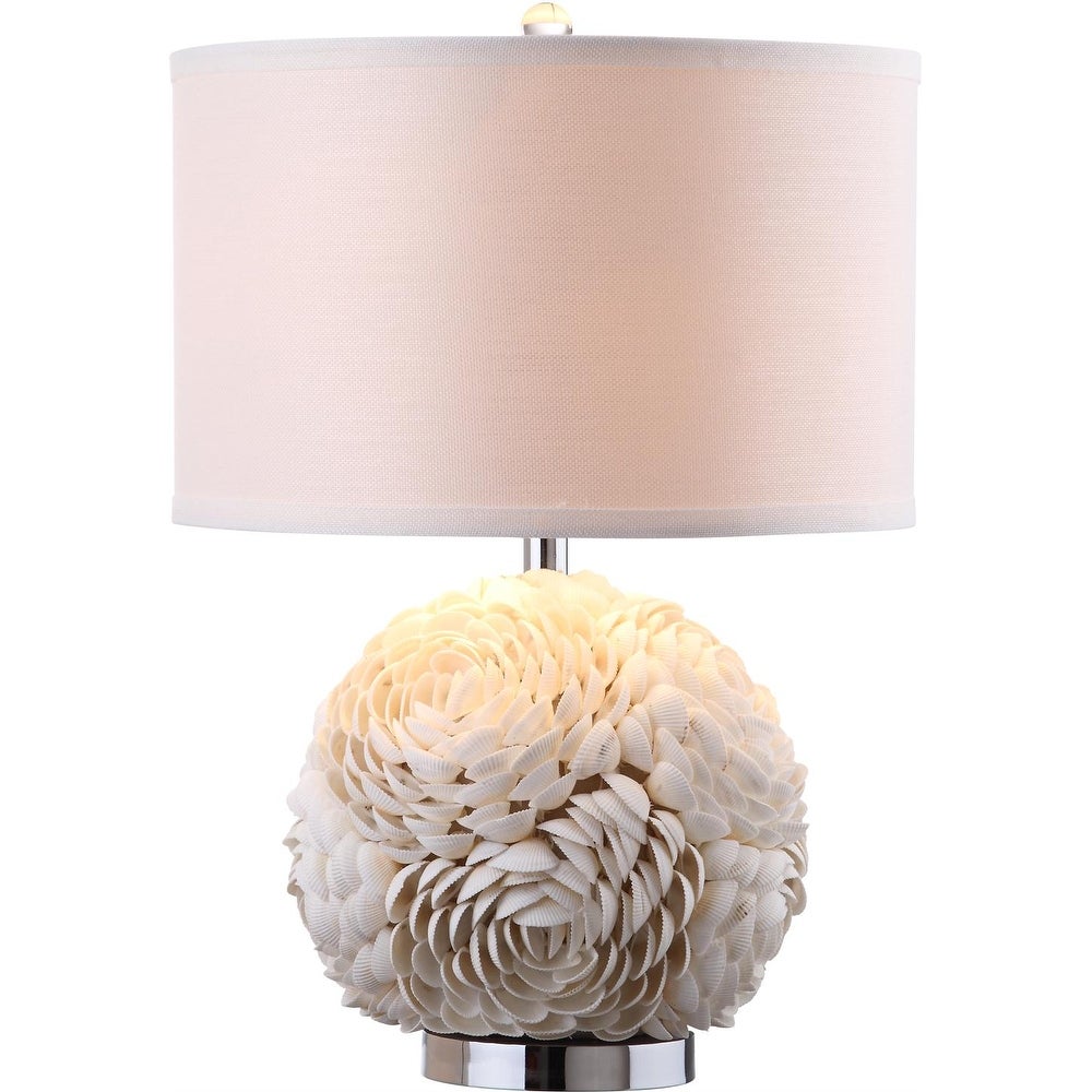 23-inch Pauley White Table Lamp - 16"x16"x23"