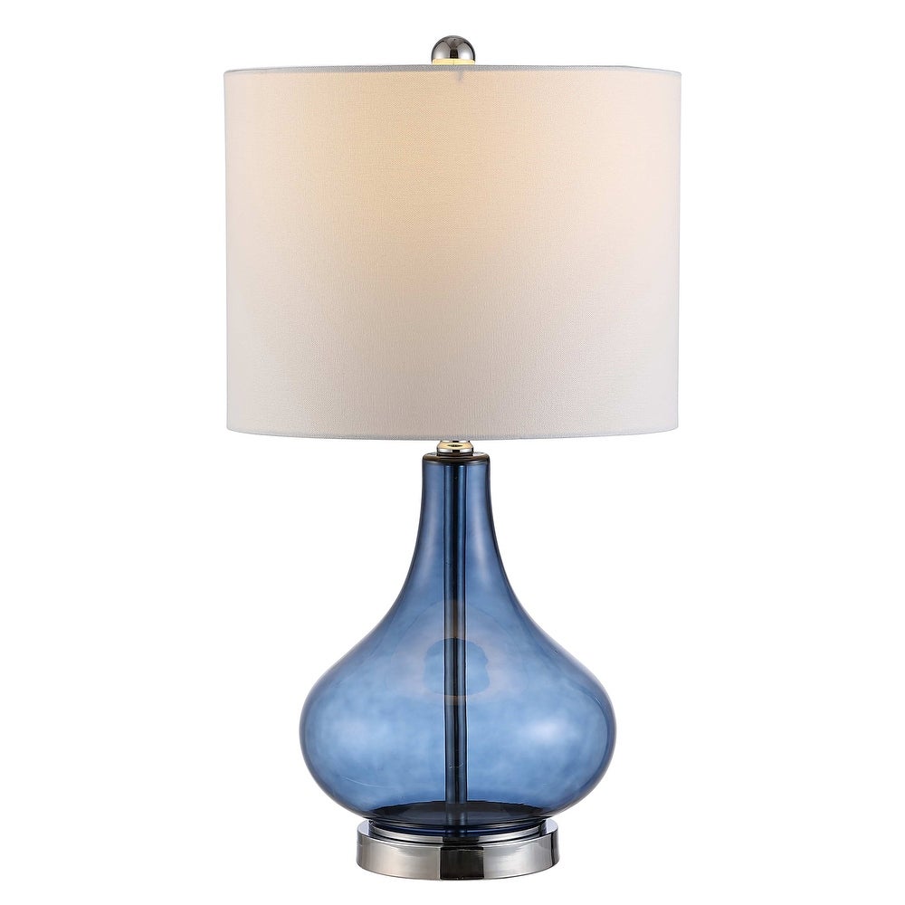 24-inch Brooks Glass Table Lamp - 13" x 13" x 24"