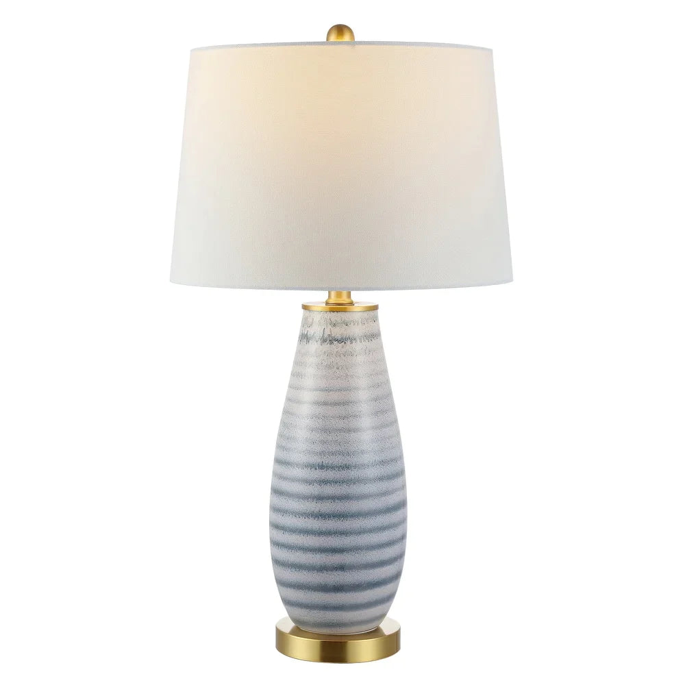 Lighting 26.5-inch Eliana Glass Table Lamp - 15" x 15" x 26.5"