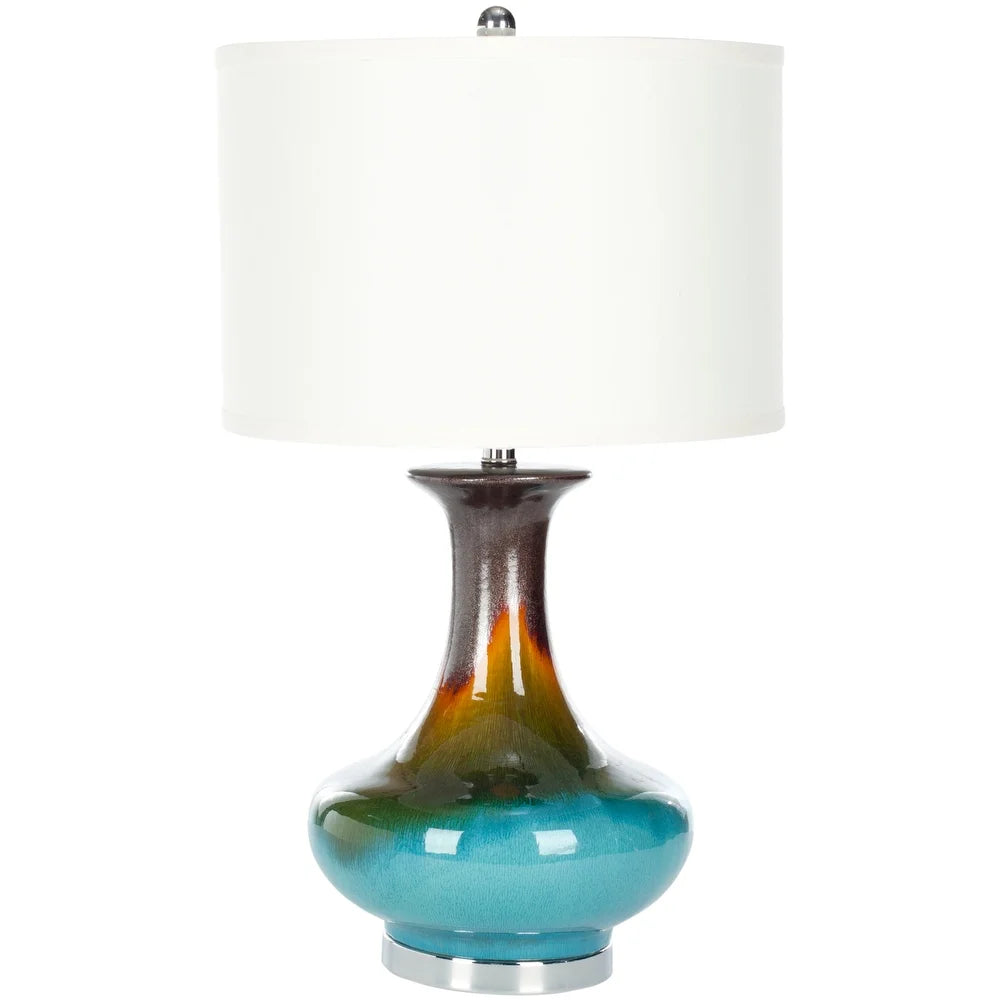 Lighting 27-inch Sea Colors Table Lamp - 16"x16"x27"