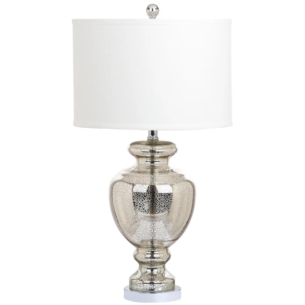 Lighting 28-inch Morocco Mercury Glass Table Lamp - 15"x15"x28"