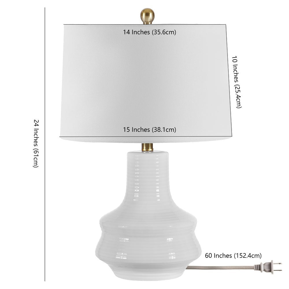 Genra 24-inch LED Table Lamp - 15" W x 15" L x 24" H