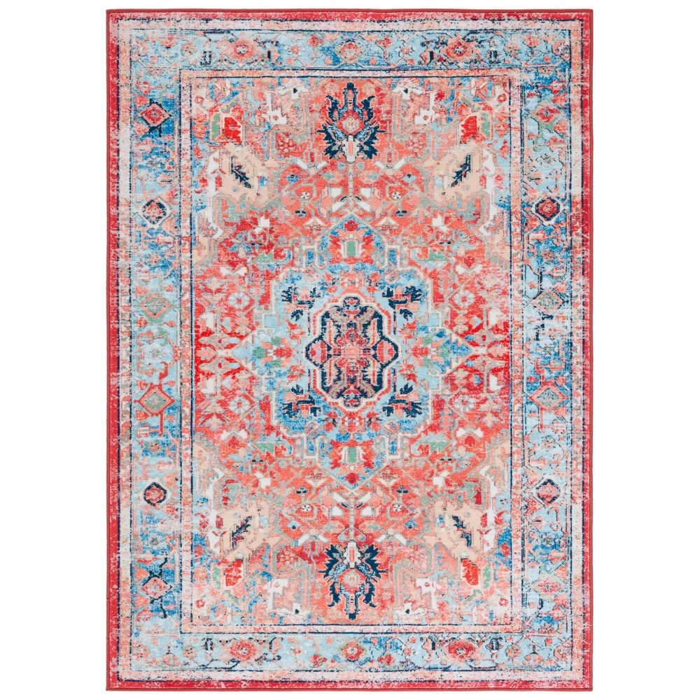 Riviera Algimanta Oriental Machine Washable Soft Rug