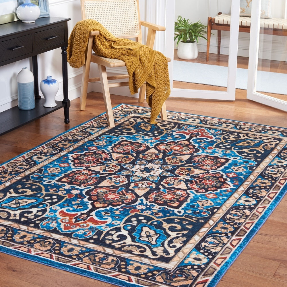 Riviera Harriette Oriental Machine Washable Soft Rug