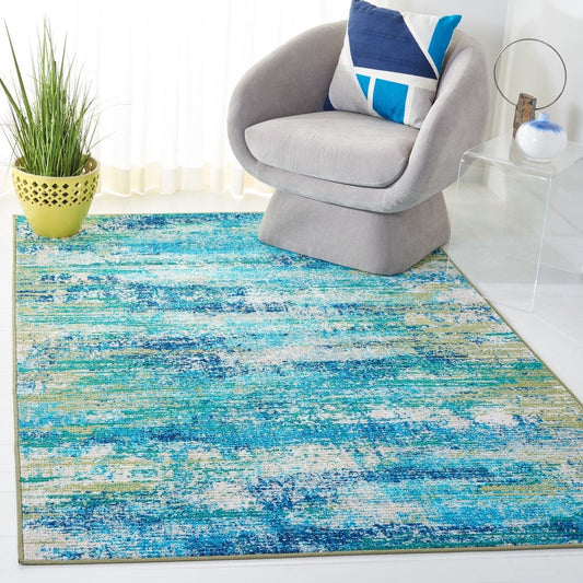 Sequoia Tryntsje Abstract Machine Washable Soft Rug