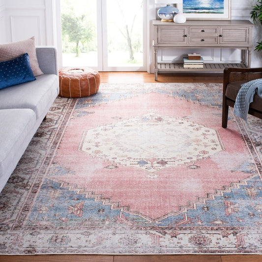 Serapi Fiorenza Shabby Chic Distressed Machine Washable Soft Rug