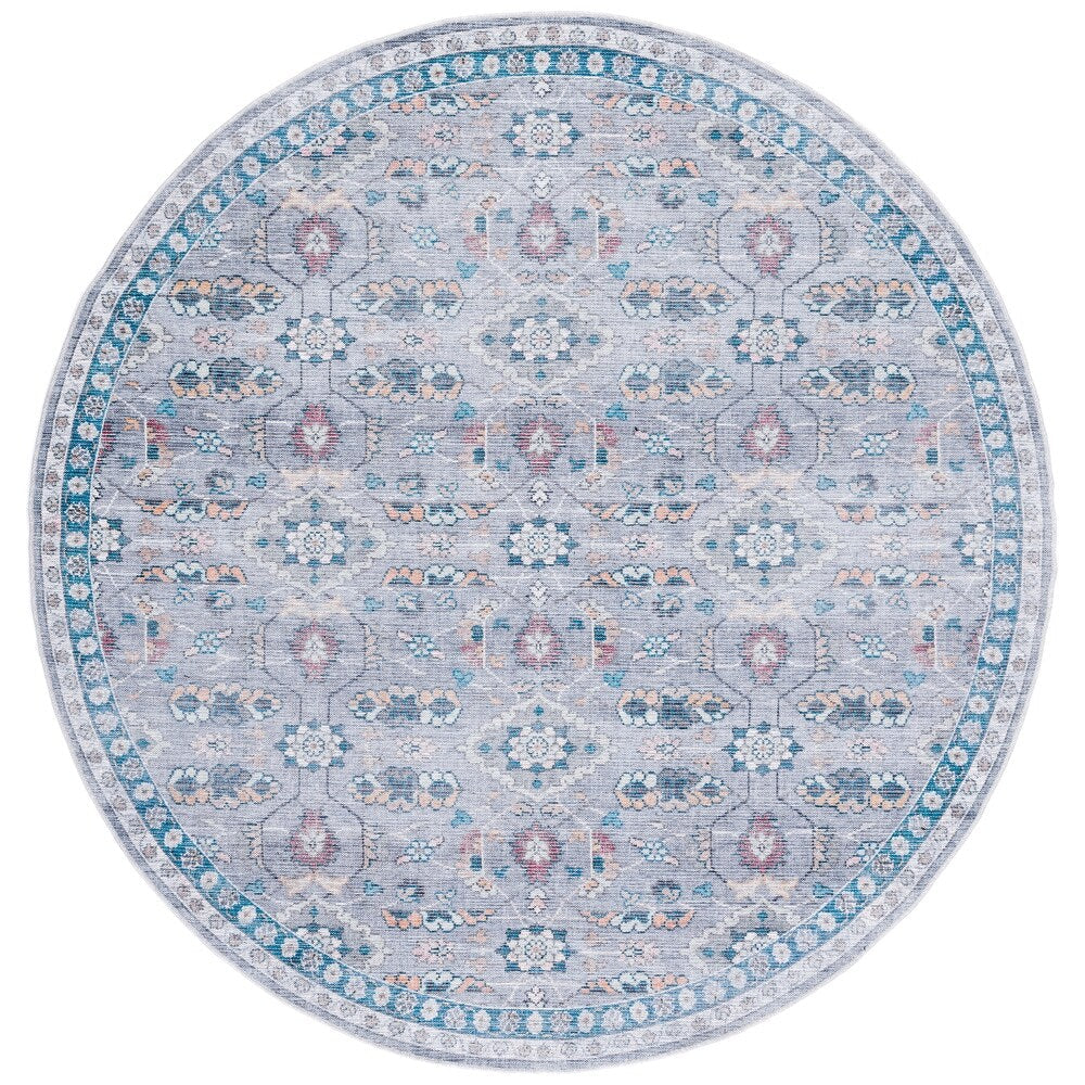 Serapi Gerianne Medallion Distressed Machine Washable Rug