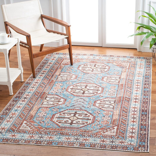 Serapi Lianne Shabby Chic Distressed Machine Washable Soft Rug