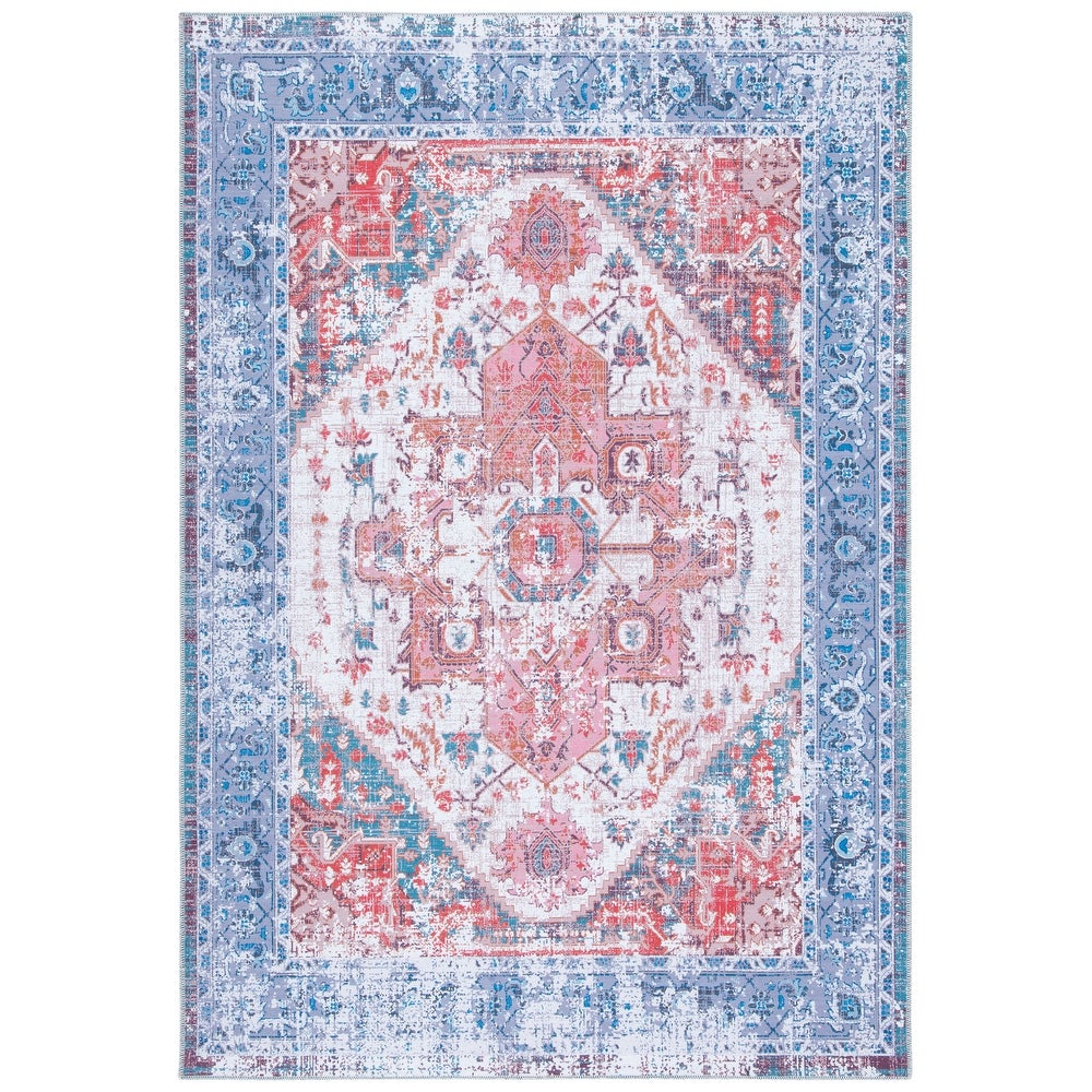 Serapi Marieana Shabby Chic Distressed Machine Washable Soft Rug