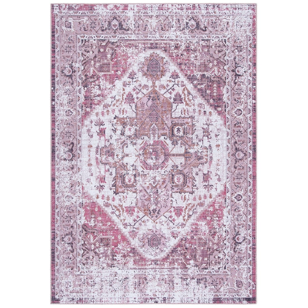 Serapi Marieana Shabby Chic Distressed Machine Washable Soft Rug